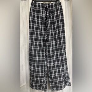SHEIN Monochrome Plaid Lounge Pants